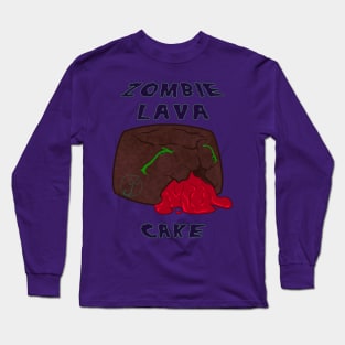 Desserts - zombie lava cake Long Sleeve T-Shirt